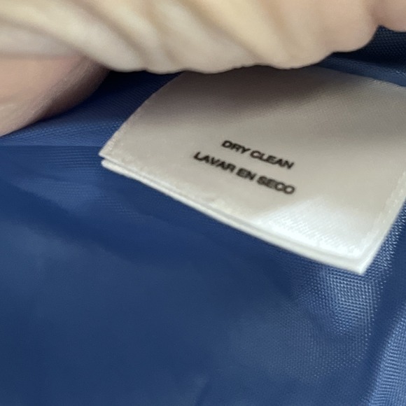 Anne Klein Blazer Womens M Blue Tweed Boucle Knit Jacket Open Front Long Line - Picture 9 of 15